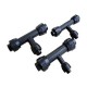 Hansen Fittings HRT 40.32 Reducing Tee 40MM x 40MM x 32MM - Black Hansen Fittings HRT 40.32 Reducing Tee 40MM x 40MM x 32MM - Black