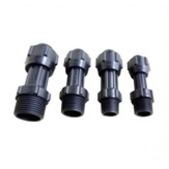 Hansen Fittings HMTA 25.3/4 Male Thread Adaptor 25MM x 3/4'' - Black