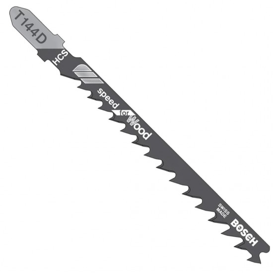 Bosch #2608630040 T144D Jigsaw Blade For Wood 100MM (L) x 5 (PCS)