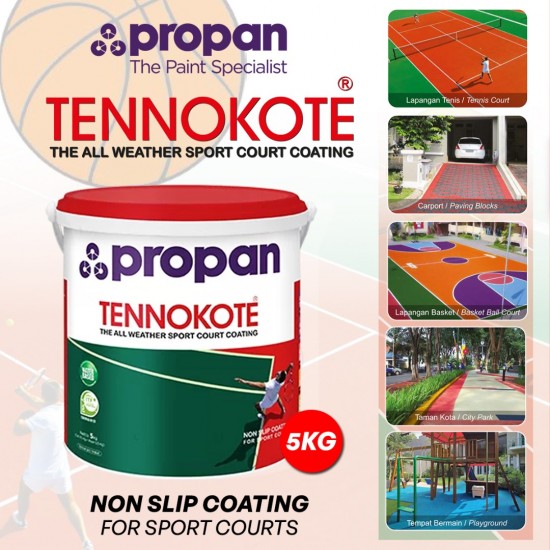 Propan Paint Tennokote TNK-1000 WA Sport Courts Coating 5KG Propan Paint Tennokote TNK-1000 WA Sport Courts Coating 5KG