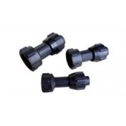 Hansen Fittings HFTA 20.1/2 Female Thread Adaptor 20MM x 1/2'' - Black