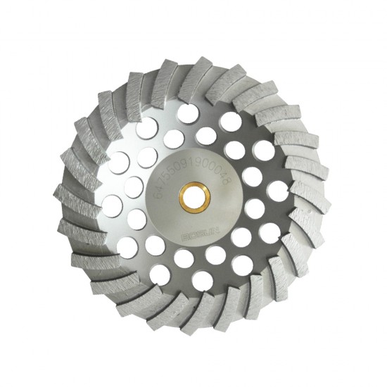 Bosun Thick Segmented Cup Wheel 7" 180MM (D) 24 (S) x 5MM (T) x 16MM (AS)
