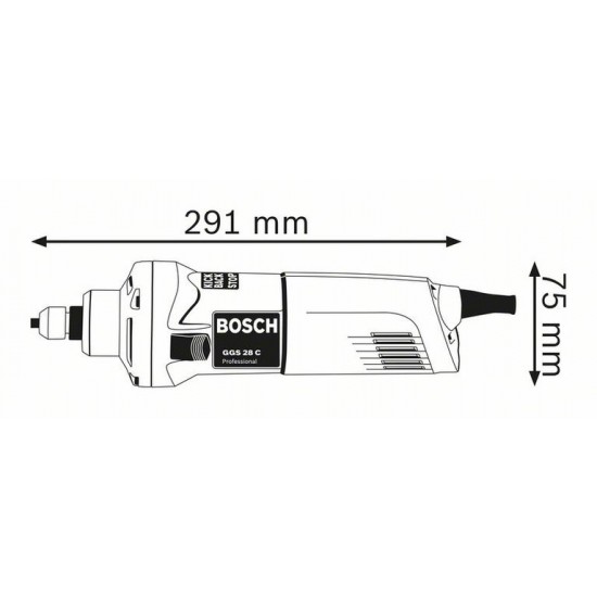 Bosch GGS 28 C Straight Grinder Professional 600W (0601220070) Bosch GGS 28 C Straight Grinder Professional 600W (0601220070)