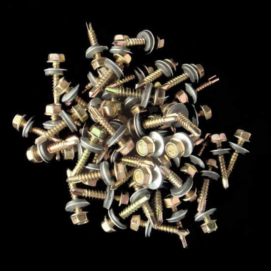 Self Drilling Screw DS645HW(ZY) #12 x 45.0mm Zinc Yellow (50PCS/PKT) Self Drilling Screw DS645HW(ZY) #12 x 45.0mm Zinc Yellow (50PCS/PKT)