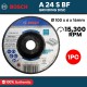 BOSCH 1PC A24SBF Grinding Disc 4" 100MM (D) x 6MM (T) x 16MM (AS) (2608600017)