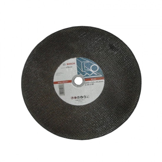 Bosch #2608602751 A 30 S BF Stainless Steel Cutting Disc Metal 14" 355MM (D) x 3MM (T) x 25.4MM (AS) x 1 PC