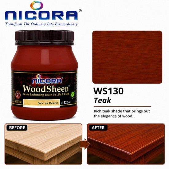 Nicora WoodSheen Water-based Lacquer 320ML Nicora WoodSheen Water-based Lacquer 320ML