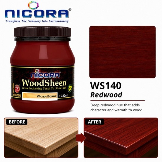 Nicora WoodSheen Water-based Lacquer 320ML Nicora WoodSheen Water-based Lacquer 320ML