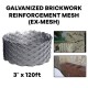 Galvanized G.I Expanded Metal Mesh 3" 75MM x 0.35MM (T) x 120' (L) - COIL Galvanized G.I Expanded Metal Mesh 3" 75MM x 0.35MM (T) x 120' (L) - COIL