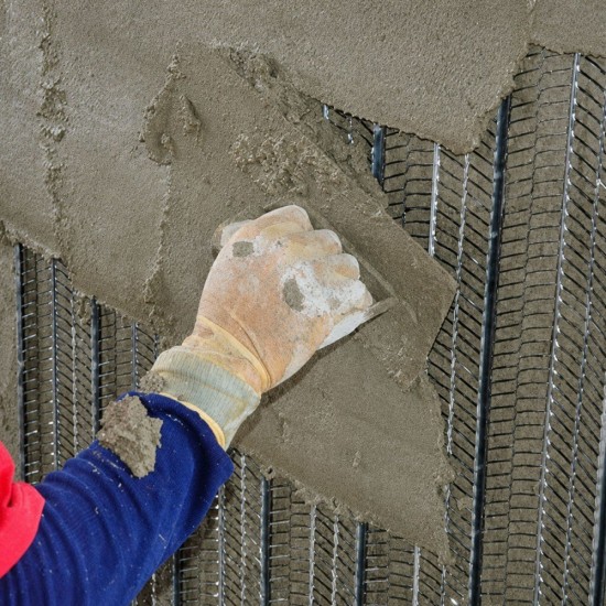 Expanded Metal Rib Lath 'Hi-Rib' #25 0.30MM 2' (W) x 7' (H) - Mild Steel