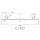 Corkjoint® Style CJ 927 Sure-Stop® PVC Waterstop (International Profiles) External Construction 150MM (W) x 20M (L) (ORANGE) Corkjoint® Style CJ 927 Sure-Stop® PVC Waterstop (International Profiles) External Construction 150MM (W) x 20M (L) (ORANGE)