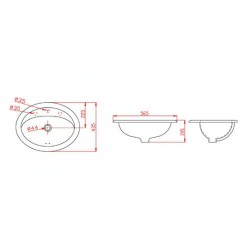 Inno WB2004 Jade Counter Top Basin (WHITE)