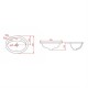 Inno WB2004 Jade Counter Top Basin (WHITE)