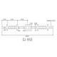 Corkjoint® Style CJ 952 Sure-Stop® PVC Waterstop (International Profiles) Internal Expansion 200MM (W) x 20M (L) (ORANGE)