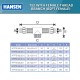 Hansen Fittings HTFTB 25.25.1/2 Tee With Female Thread Branch (HTFTB) 25MM x 25MM x 1/2'' - Black Hansen Fittings HTFTB 25.25.1/2 Tee With Female Thread Branch (HTFTB) 25MM x 25MM x 1/2'' - Black