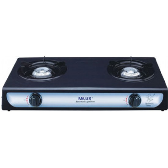 Milux YS-1010B Epoxy Double Burner Gas Stove Milux YS-1010B Epoxy Double Burner Gas Stove
