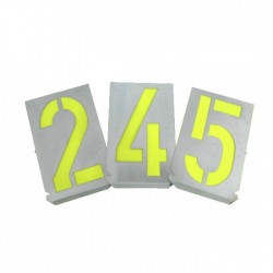 Hunter Stencil Plate Numbers (0-9) 150MM (H)