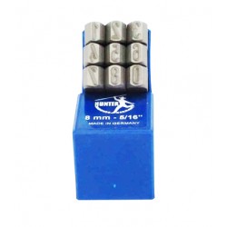 Hunter Number Punches (0-9) 3MM (H)