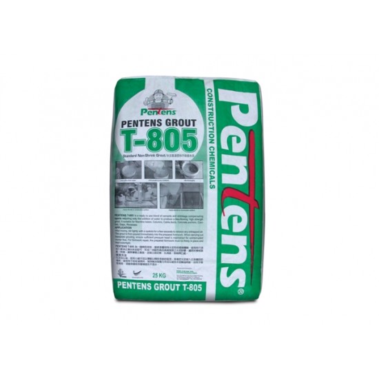 Pentens T-805 Standard Non-Shrink Grout 25KG Pentens T-805 Standard Non-Shrink Grout 25KG