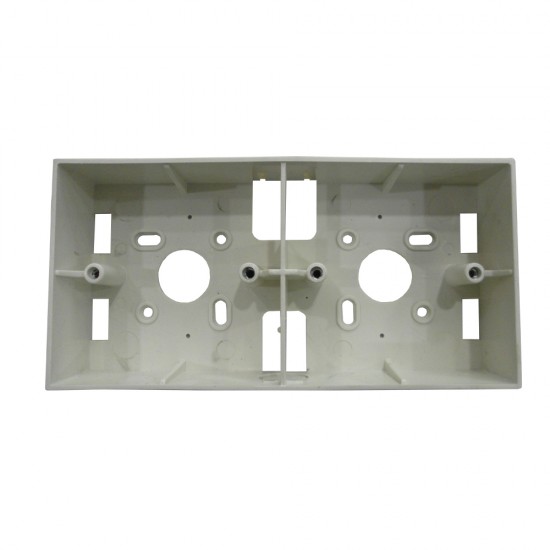 PVC Electrical Nut Box 3"x7" Two Partition (WHITE) PVC Electrical Nut Box 3"x7" Two Partition (WHITE)