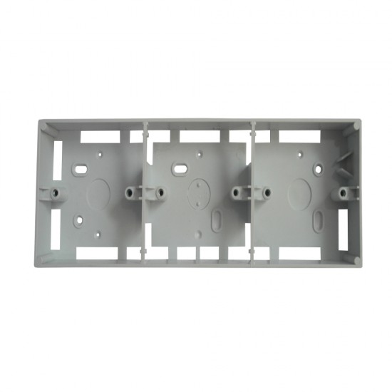 PVC Electrical Nut Box 3"x10" Three Partition (WHITE) PVC Electrical Nut Box 3"x10" Three Partition (WHITE)