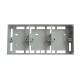 PVC Electrical Nut Box 3"x10" Three Partition (WHITE) PVC Electrical Nut Box 3"x10" Three Partition (WHITE)