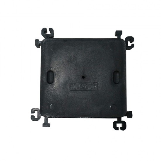 PVC Electrical Conceal Box 3"x3" One Partition (BLACK) PVC Electrical Conceal Box 3"x3" One Partition (BLACK)