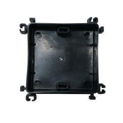 PVC Electrical Conceal Box 3"x3" One Partition (BLACK)