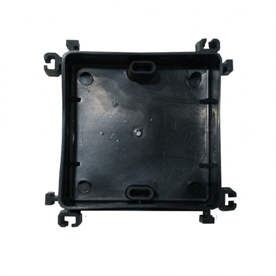 PVC Electrical Conceal Box 3"x3" One Partition (BLACK) PVC Electrical Conceal Box 3"x3" One Partition (BLACK)