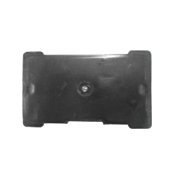 PVC Electrical Conceal Box 3"x6" One Partition (BLACK)