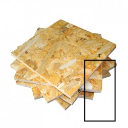 Oriented Strand Board (OSB) 12MM (T) x 4' (W) x 8' (L) "Super Finish 3"