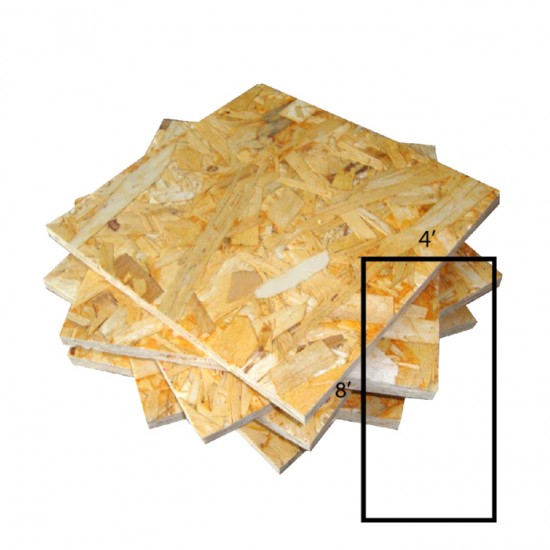 Oriented Strand Board (OSB) 18MM (T) x 4' (W) x 8' (L) "Super Finish 3"