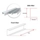 Astino Galvanized G.I Small U-Purlin Metal Stud For Partition Works 47MM 1 7/8'' (W) x 25MM (H) x 0.30MM (T) x 2438.4MM 8' (L) Astino Galvanized G.I Small U-Purlin Metal Stud For Partition Works 47MM 1 7/8'' (W) x 25MM (H) x 0.30MM (T) x 2438.4MM 8' (L)