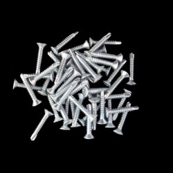 Self Drilling Screw DS550FH(ZP) #10 x 50.0mm Zinc Plated Flat Head (50PCS/PKT)