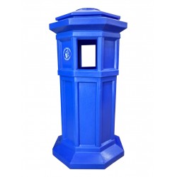 Heavy Duty Polyethylene Rubbish Bin Clasiccal 85 c/w Inner Bin 560MM (TD) x 600MM (BD) x 1100MM (H)