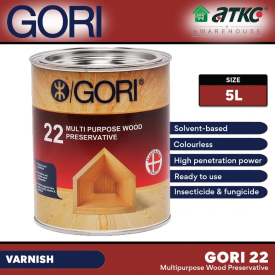 Gori 22 Multi Purpose Wood Preservative 5L Gori 22 Multi Purpose Wood Preservative 5L