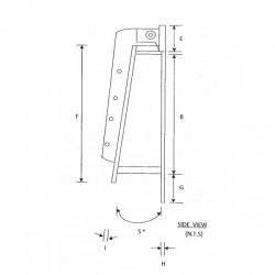 Spirolite HDPE Wall Mounted Flap Gate (Square) 600MM (L) x 600MM (H)