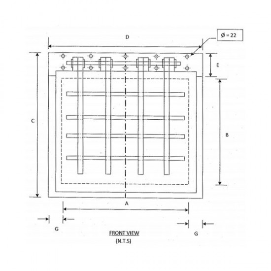Spirolite HDPE Wall Mounted Flap Gate (Square) 1500MM (L) x 1500MM (H) Spirolite HDPE Wall Mounted Flap Gate (Square) 1500MM (L) x 1500MM (H)