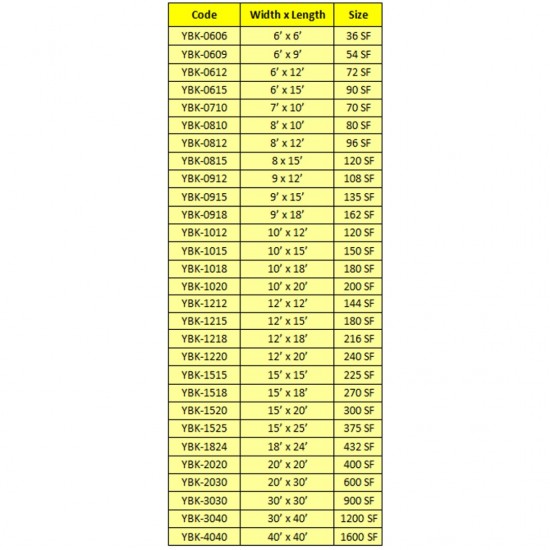 Tarpaulin YBK-2030 Canvas Sheet (Blue/Yellow) C/W Reinforcement Rings 20' (W) x 30' (L) Tarpaulin YBK-2030 Canvas Sheet (Blue/Yellow) C/W Reinforcement Rings 20' (W) x 30' (L)