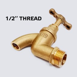 CITY Brass Bib Tap (Light Duty) 1/2"