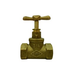 CITY Brass Stop Cock (Light Duty) 3/4" 