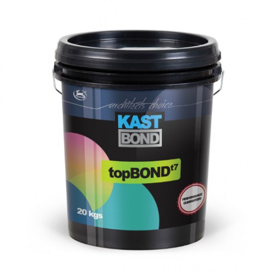 Suzuka Kastbond TopBondt7 Elastomeric Waterproofing Membrane 20KG + Primer Sealer 1L [20 M2/COAT/SET]