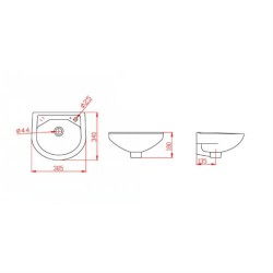 Inno WB2002 Kris Small Basin (WHITE)