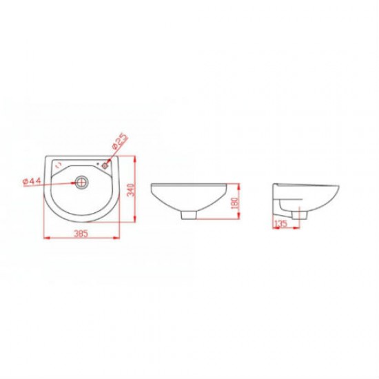 Inno WB2002 Kris Small Basin (WHITE)