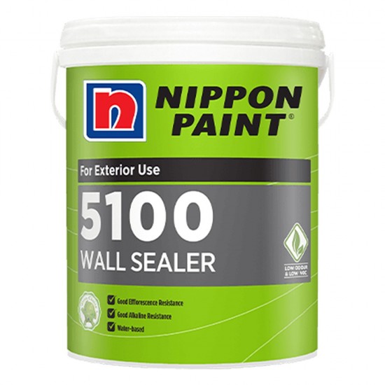 Nippon Paint 5100 Wall Sealer Water-Based For Exterior Use 5L Nippon Paint 5100 Wall Sealer Water-Based For Exterior Use 5L