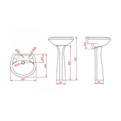 Inno BP3001 Universal Pedestal (WHITE)