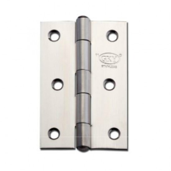 GKY Stainless Steel Door Hinges #3-292 1.5mm x 49mm x 76mm (3")