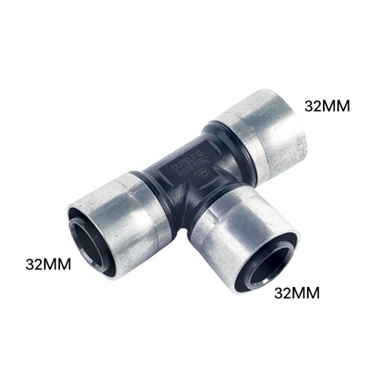 Buteline Fittings Equal Tee 32MM x 32MM x 32MM (PE) TE-999 Buteline Fittings Equal Tee 32MM x 32MM x 32MM (PE) TE-999
