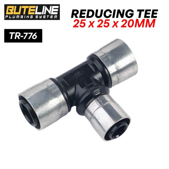 Buteline Fittings Reducing Tee 25MM x 25MM x 20MM (PE) TR-776 Buteline Fittings Reducing Tee 25MM x 25MM x 20MM (PE) TR-776