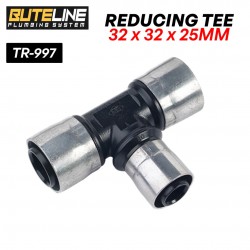 Buteline Fittings Reducing Tee 32MM x 32MM x 25MM (PE) TR-997
